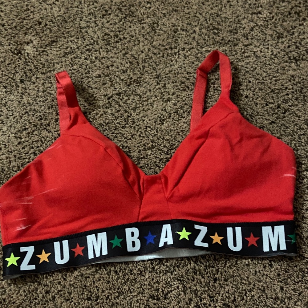 Red Zumba Sports Bra